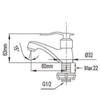 NTL Basin Tap 1651-C (2980)<br>*Contact us for best price - Domaco