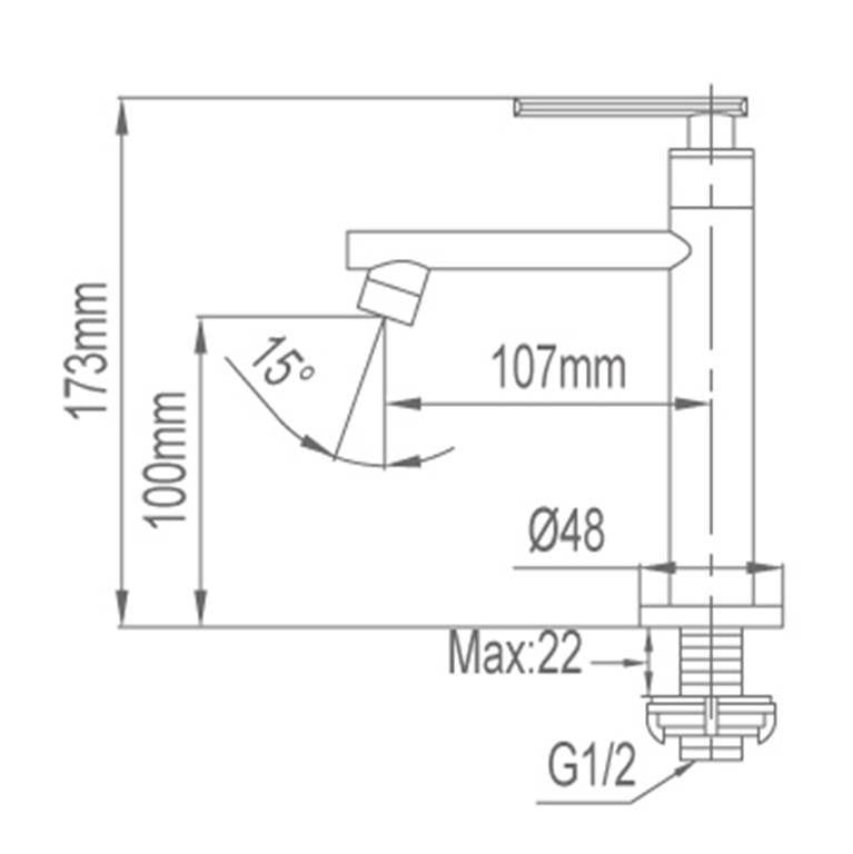 NTL Basin Tap 3011-C (5480)<br>*Contact us for best price - Domaco