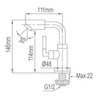 NTL Basin Tap 8011-C (4890)<br>*Contact us for best price - Domaco