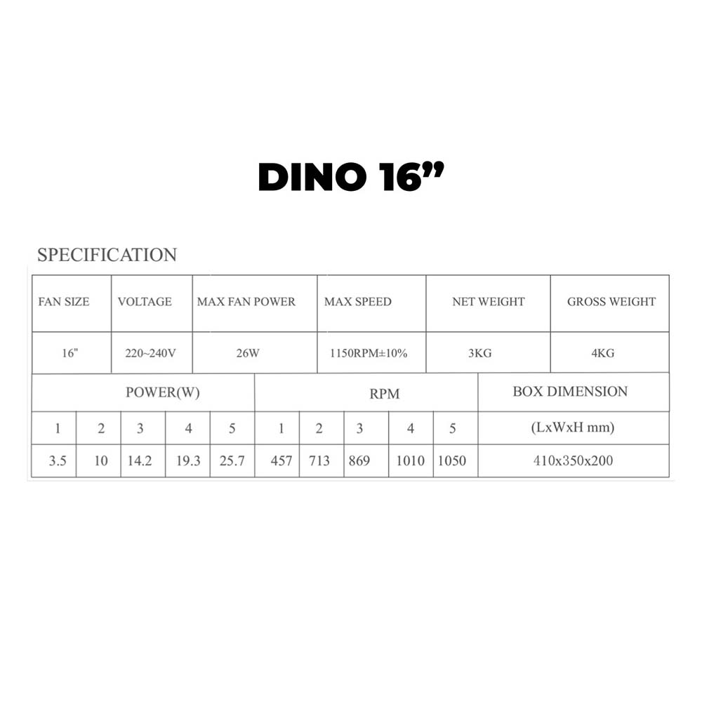 Bestar Dino 16 Inch Ceiling Fan domaco.com.sg