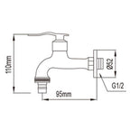 NTL Bib Tap 1652-C (2180)<br>*Contact us for best price - Domaco