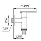 NTL Bib Tap 2021B-C or 2021W-C (Black or White) (2980)<br>*Contact us for best price - Domaco