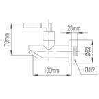 NTL Bib Tap 8015-C (3180)<br>*Contact us for best price - Domaco