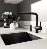 Blanco Etagon 500-U Kitchen Sink With Blanco Linus Mixer Tap Package (Free Rail Tray + Waste System + Cutting Board) domaco.com.sg