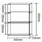 NTL Stainless Steel Mirror Cabinet C11603-L (11800)<br>*Contact us for best price - Domaco