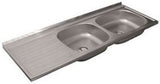 Elkay CAC-212 Wallmount Stainless Steel Kitchen Sink - Domaco