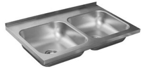 Elkay CACM-110 Wallmount Stainless Steel Kitchen Sink - Domaco