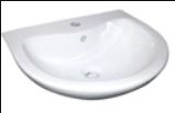 ARINO CB-4017-WT Ceramic Basin with Pedestal (9800) *Contact us for best price - Domaco