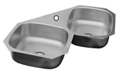 Elkay CSE-110 Undermount/Corner Stainless Steel Kitchen Sink - Domaco