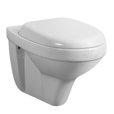 Crizto CWC-WH201-WTP Kunzite Wall Hung WC For Concealed Tank - Domaco