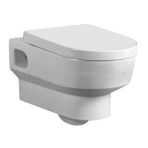 Crizto CWC-WH206-WTP Layered Wall Hung WC For Concealed Tank - Domaco
