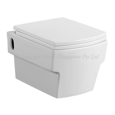 Crizto CWC-WH210-WTP Petalite Wall Hung WC For Concealed Tank - Domaco
