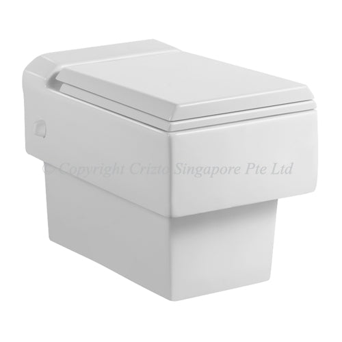 Crizto CWC-WH213-WTP Sunstone Wall Hung WC For Concealed Tank - Domaco