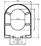 Crizto CWC-WH229-WTP Ulexite Wall Hung WC For Concealed Tank - Domaco
