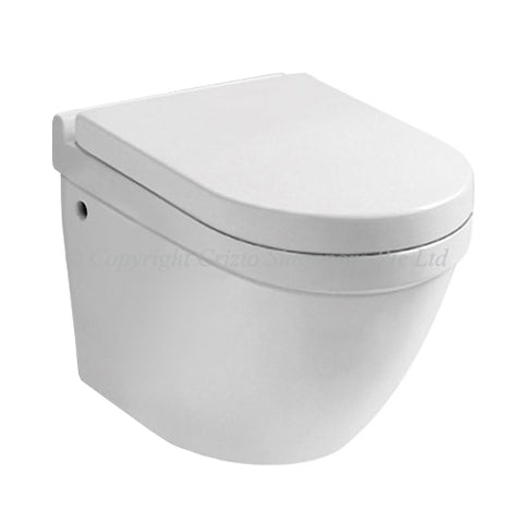 Crizto CWC-WH229-WTP Ulexite Wall Hung WC For Concealed Tank - Domaco