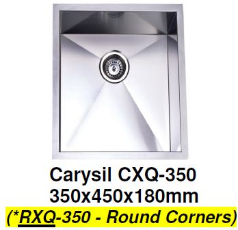 CARYSIL RXQ-350 Kitchen Sink - Domaco