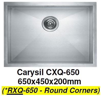 CARYSIL RXQ-650 Kitchen Sink - Domaco