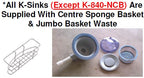 Monic-K-840 Kitchen Sink - Inset Mount Single Bowl - Domaco