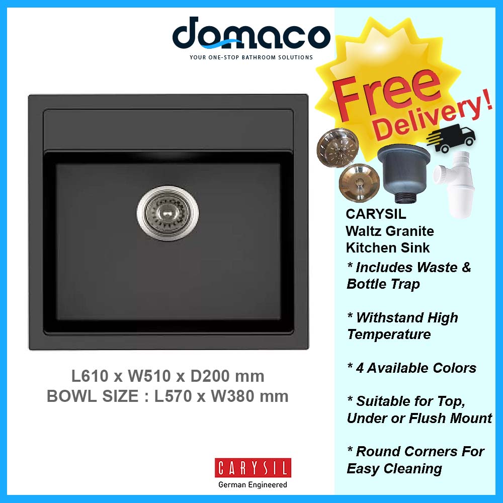 CARYSIL Waltz Granite Kitchen Sink