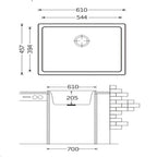 Premium Kitchen Mixer Tap With Granite Sink Package domaco.com.sg