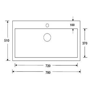 CARYSIL Jumbo #780 Granite Kitchen Sink (26800) *Contact us for best price - Domaco
