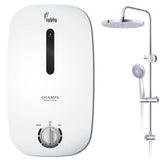 Champs Sylphy Instant Water Heater With Rain Shower Dual Package - Domaco