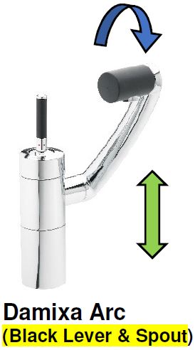 Damixa Arc-Kitchen Sink Mixer Tap (44800)<br> MADE IN DENMARK *Contact us for best price - Domaco