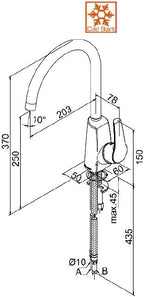 Damixa Rowan -Kitchen Sink Mixer Tap (25800) MADE IN DENMARK <br>*Contact us for best price - Domaco