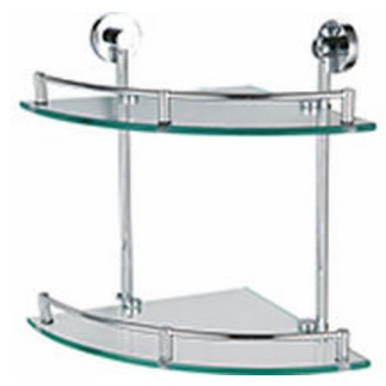 NTL Double Corner Glass Shelf R31017 (7280)<br>*Contact us for best price - Domaco