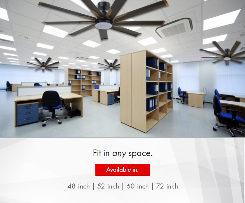 FANCO E-LITE DC CEILING FAN + REMOTE CONTROL + LED WITH 3 TONES - Domaco