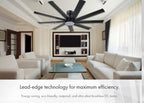 FANCO E-LITE DC CEILING FAN + REMOTE CONTROL + LED WITH 3 TONES - Domaco