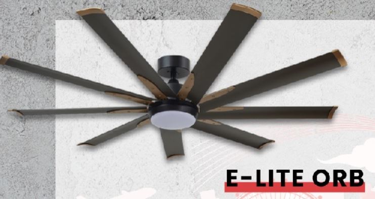 FANCO E-LITE DC CEILING FAN + REMOTE CONTROL + LED WITH 3 TONES - Domaco