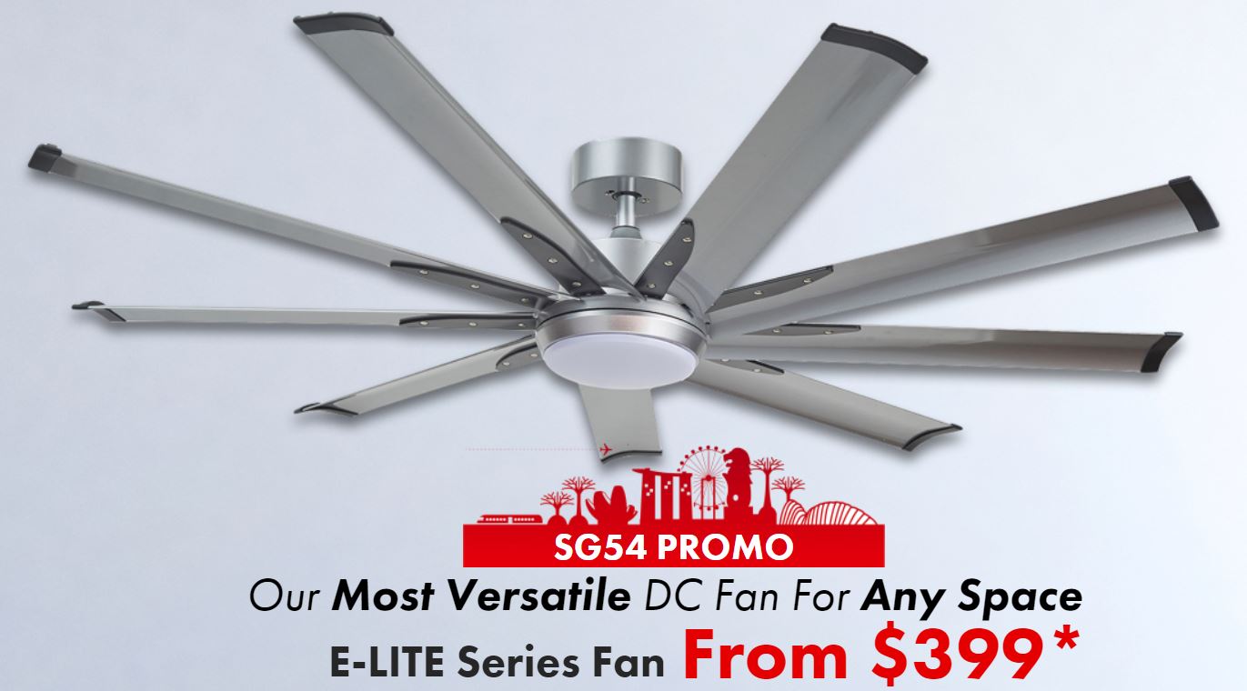 FANCO E-LITE DC CEILING FAN + REMOTE CONTROL + LED WITH 3 TONES - Domaco