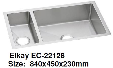 Elkay EC-22128 Stainless Steel Kitchen Sink - Domaco