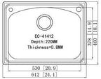 Elkay EC-41412 Stainless Steel Kitchen Sink - Domaco