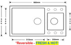 CARYSIL Enigma #860 Granite Kitchen Sink (30800) *Contact us for best price - Domaco
