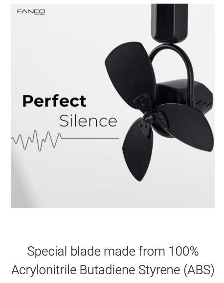 Fanco Dono 16" DC Wall/Ceiling Fan with Remote Domaco.com.sg