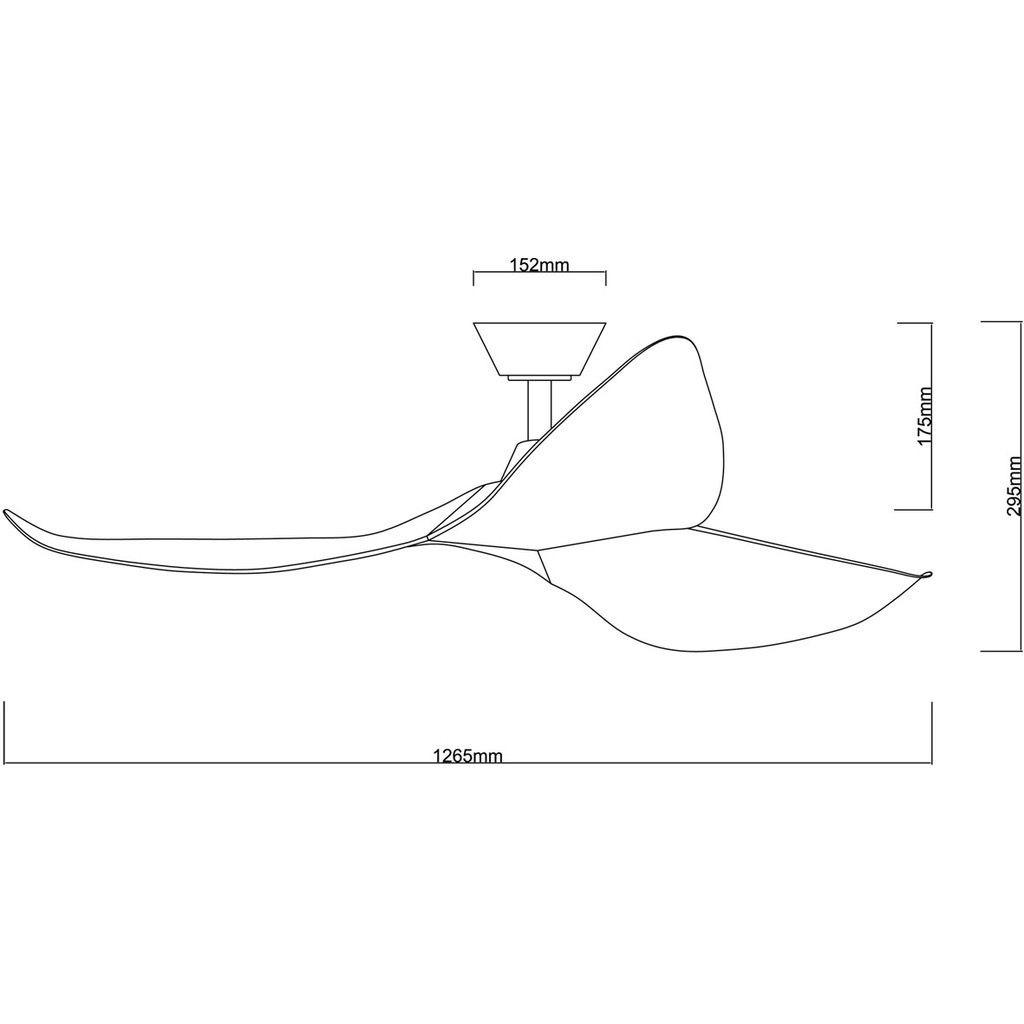 Fanco Huracan 52" DC Ceiling Fan with Remote domaco.com.sg