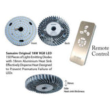 Samaire SA333 32" CEILING FAN + REMOTE CONTROL + LED RGB 18W - Domaco