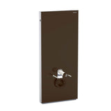Geberit Monolith P-Trap With Brushed Aluminum Fixture - Domaco