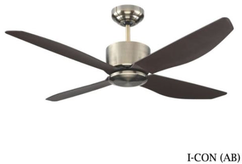 Fanco I-Con 48" Ceiling Fan (4 ABS Blades) With Remote Control - Domaco