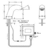 Sensor Basin Tap 301A01(DC) (21800)<br>*Contact us for best price - Domaco