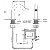 Sensor Basin Tap 303A01(DC) (H:170mm) (22800)<br>*Contact us for best price - Domaco