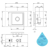Urinal Manual Flush Valve 202CM01-3T (14800)<br>*Contact us for best price - Domaco