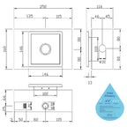 Urinal Manual Flush Valve 202CM01 (14800)<br>*Contact us for best price - Domaco