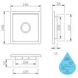 Urinal Manual Flush Valve 202DM01-3T (16800)<br>*Contact us for best price - Domaco