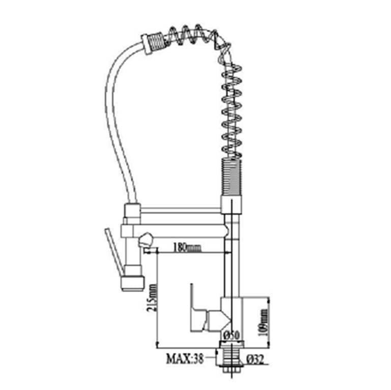 NTL Kitchen Mixer Tap 1853 (28800)<br>*Contact us for best price - Domaco