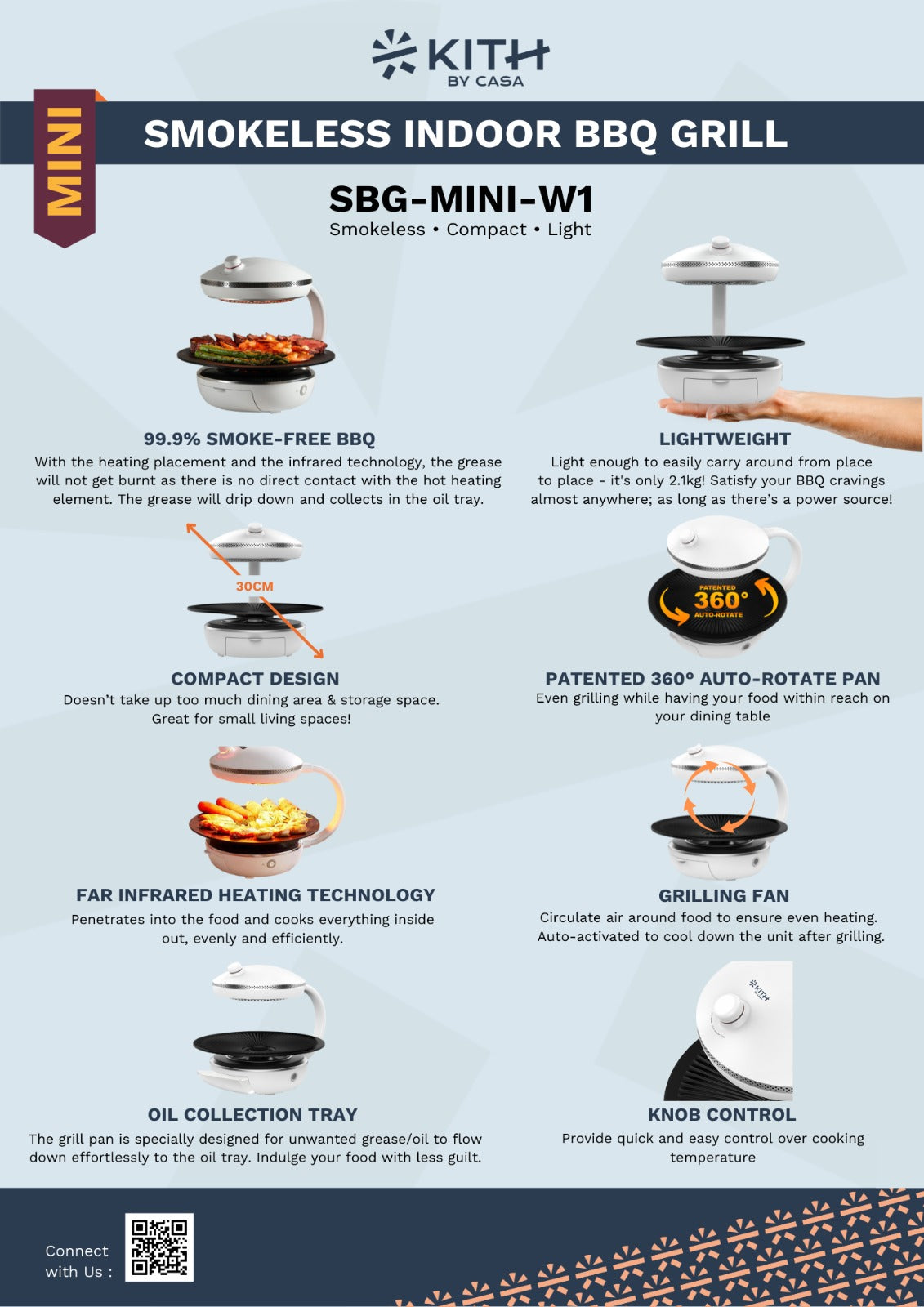 Kith Smokeless BBQ Grill (Mini) domaco.com.sg