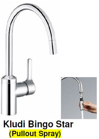 Kludi Bingo Star-S (Pull-out Spray) Kitchen Sink Mixer Tap (35800) <br>MADE IN GERMANY *Contact us for best price - Domaco