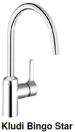 Kludi Bingo Star Kitchen Sink Mixer Tap (22800)<br> MADE IN GERMANY *Contact us for best price - Domaco